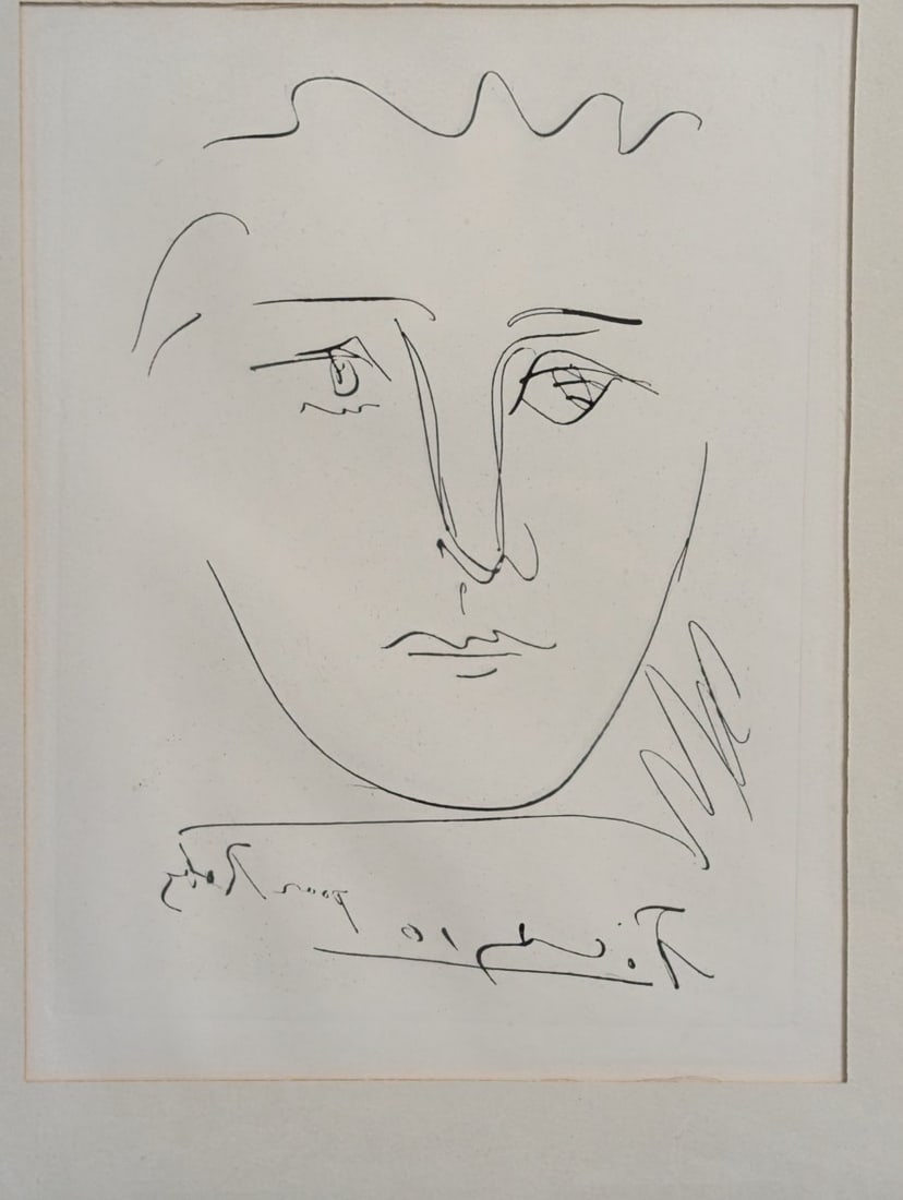 Pablo Picasso Pour Robie Etching Collector's Guild Framed Artwork - 2