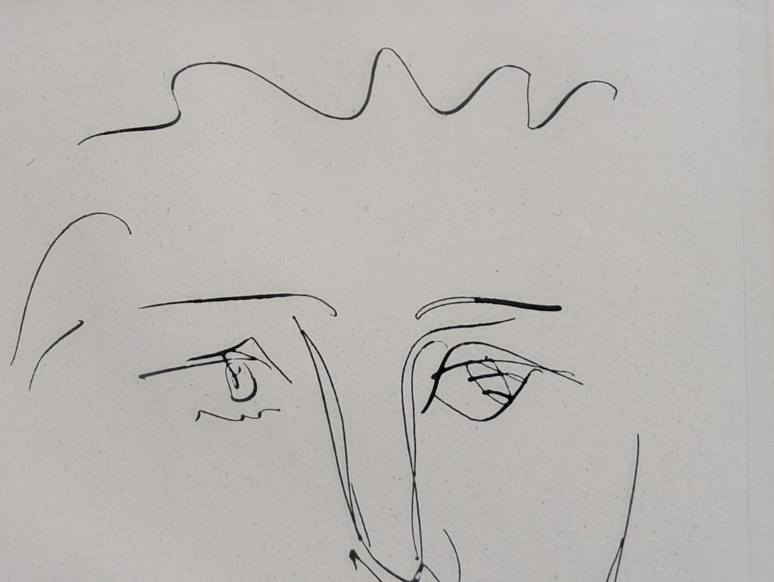 Pablo Picasso Pour Robie Etching Collector's Guild Framed Artwork - 3
