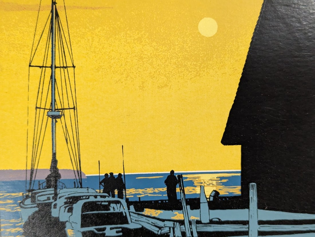John Cook Day's End Limited Edition Serigraph Coastal Art Print - 4