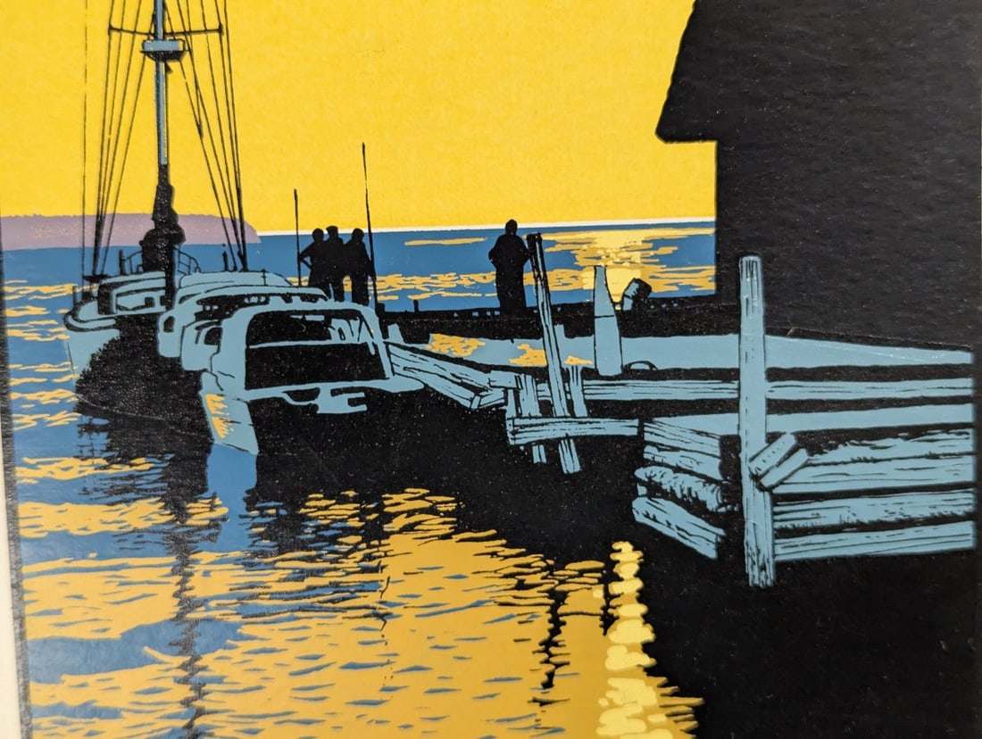 John Cook Day's End Limited Edition Serigraph Coastal Art Print - 5