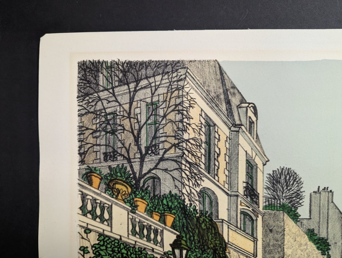 Jean-Paul Hoya Signed Limited Edition Print Charming Parisian Street Scene - 2