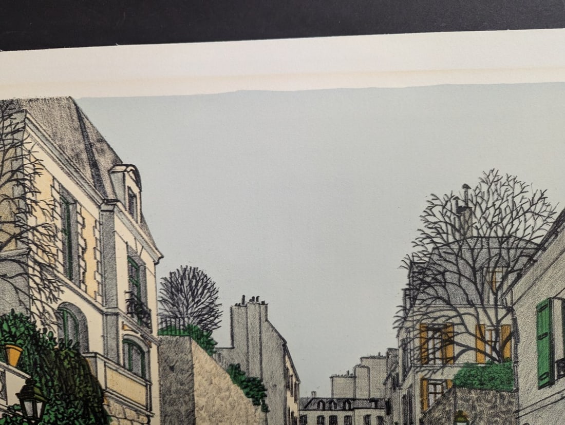 Jean-Paul Hoya Signed Limited Edition Print Charming Parisian Street Scene - 3
