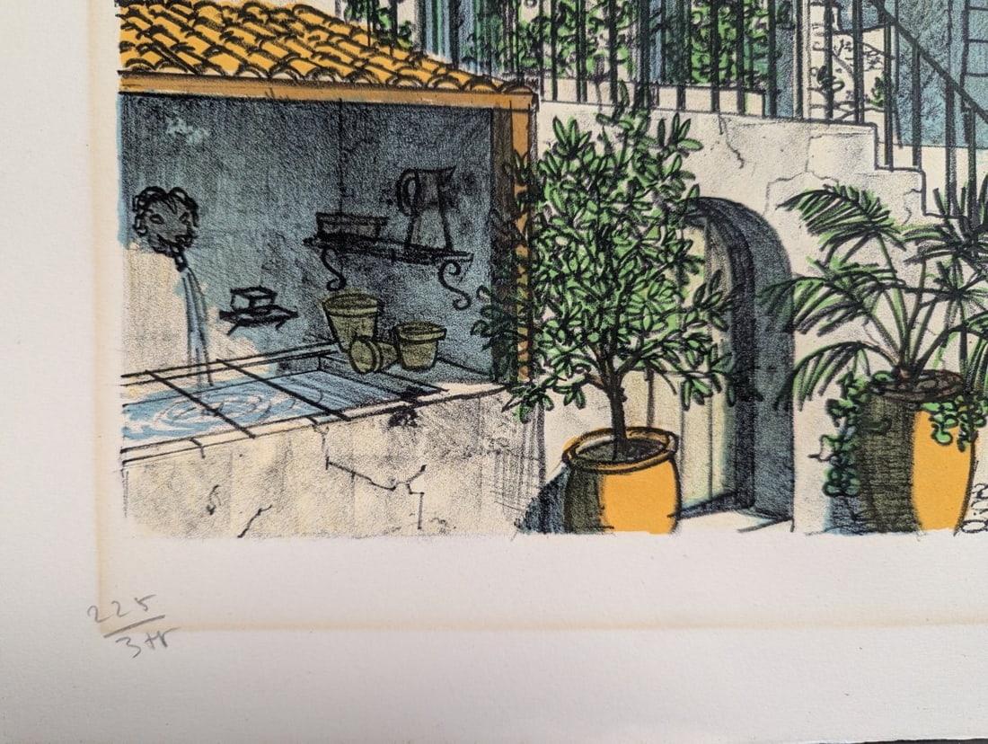 Ohm Paul Heyer Signed Limited Edition Serigraph European Village Scene Art Print - 6