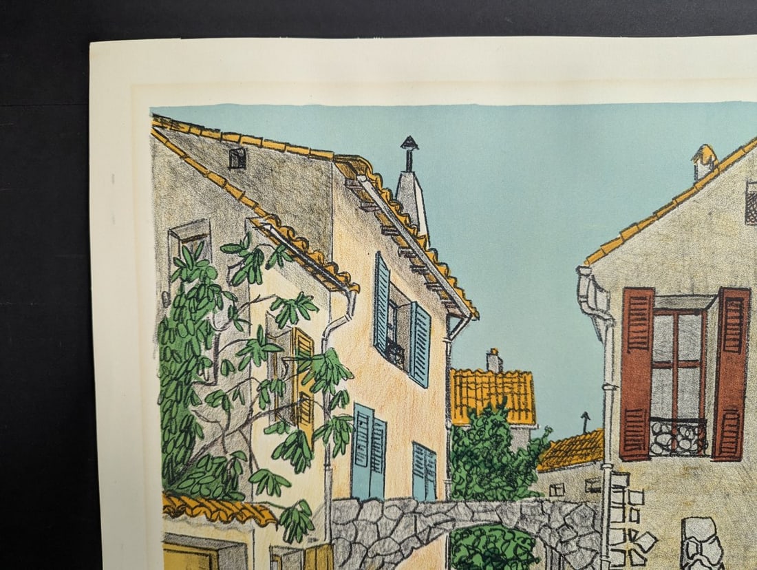 Denis Paul Noyer Limited Edition Lithograph European Street Scene Artwork - 2