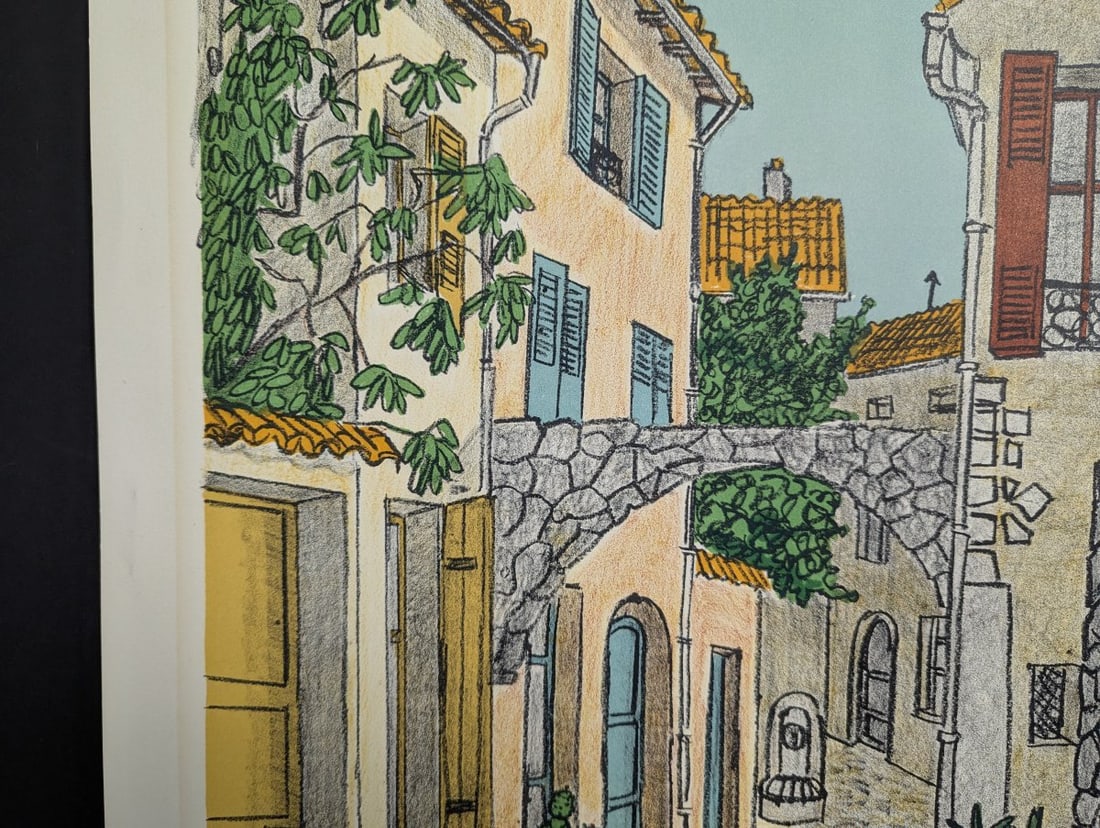 Denis Paul Noyer Limited Edition Lithograph European Street Scene Artwork - 4