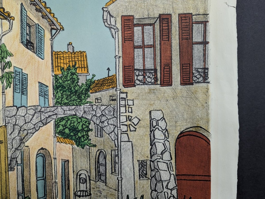 Denis Paul Noyer Limited Edition Lithograph European Street Scene Artwork - 5