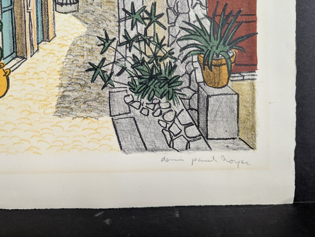 Denis Paul Noyer Limited Edition Lithograph European Street Scene Artwork - 9