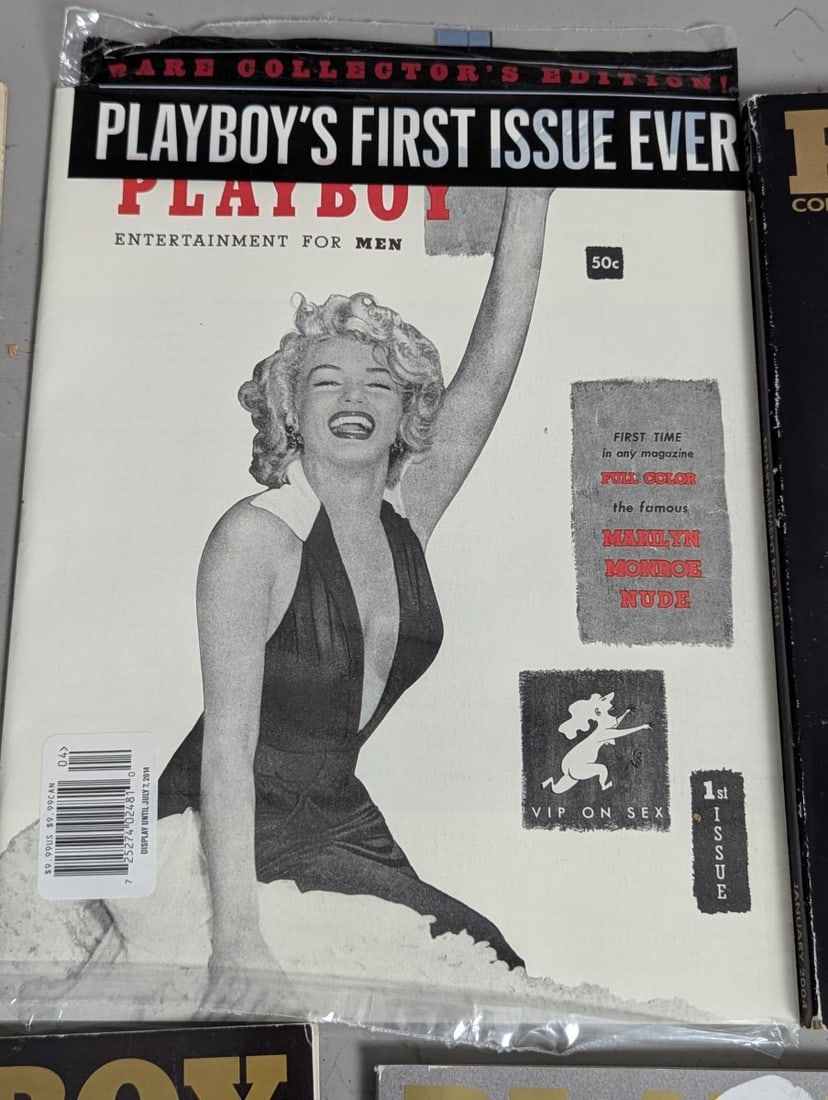 Playboy Collection Including Rare Braille Edition and Vintage Memorabilia - 3