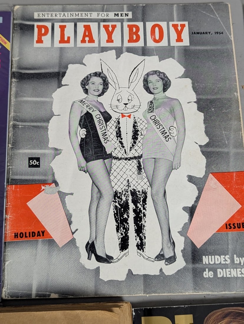 Playboy Collection Including Rare Braille Edition and Vintage Memorabilia - 4