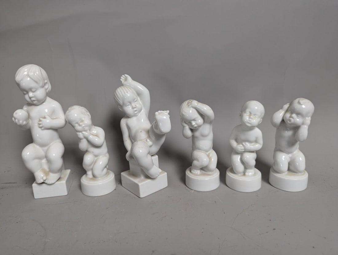 Bing & Grondahl Porcelain Children Figurines Set by Ingeborg Plockross-Irminger (1 of 7)