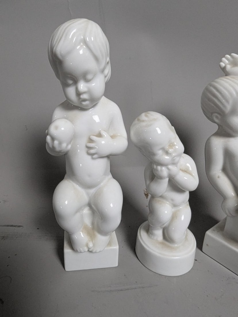 Bing & Grondahl Porcelain Children Figurines Set by Ingeborg Plockross-Irminger - 2