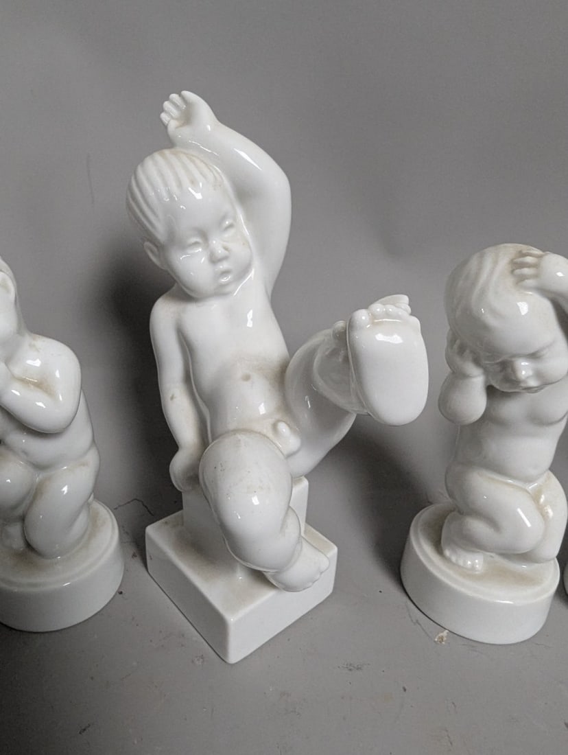 Bing & Grondahl Porcelain Children Figurines Set by Ingeborg Plockross-Irminger - 3