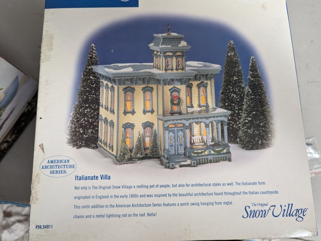 Department 56 Snow Village Italianate Villa Collection Lights Holiday Decor - 4