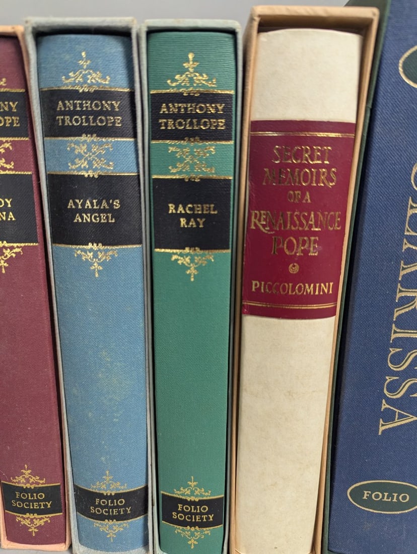 Folio Society Collection: Anthony Trollope Novels & Clarissa by Samuel Richardson - 3