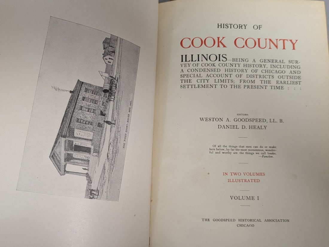 Chicago History Lot of 5 Assorted Books Including M. M. Quaife and Irving Cutler Titles - 5