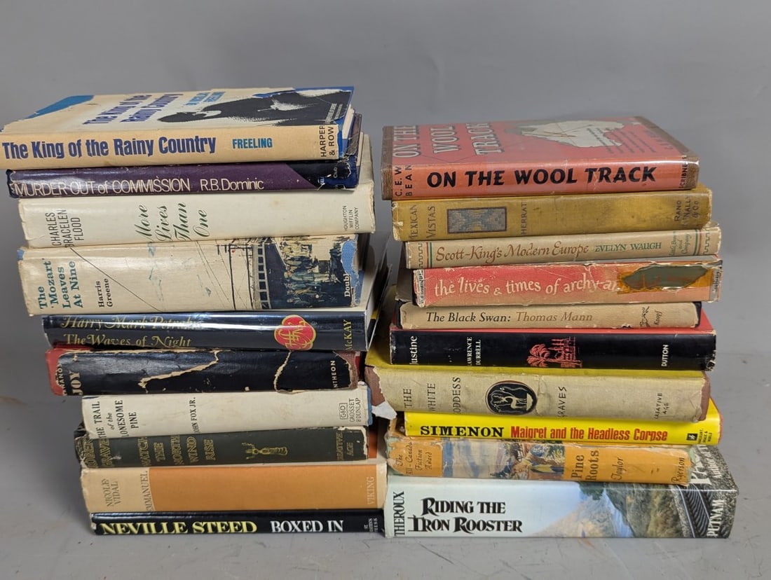 Lot of 20 Vintage Fictional and Non-Fiction Books by Notable Authors (1 of 8)