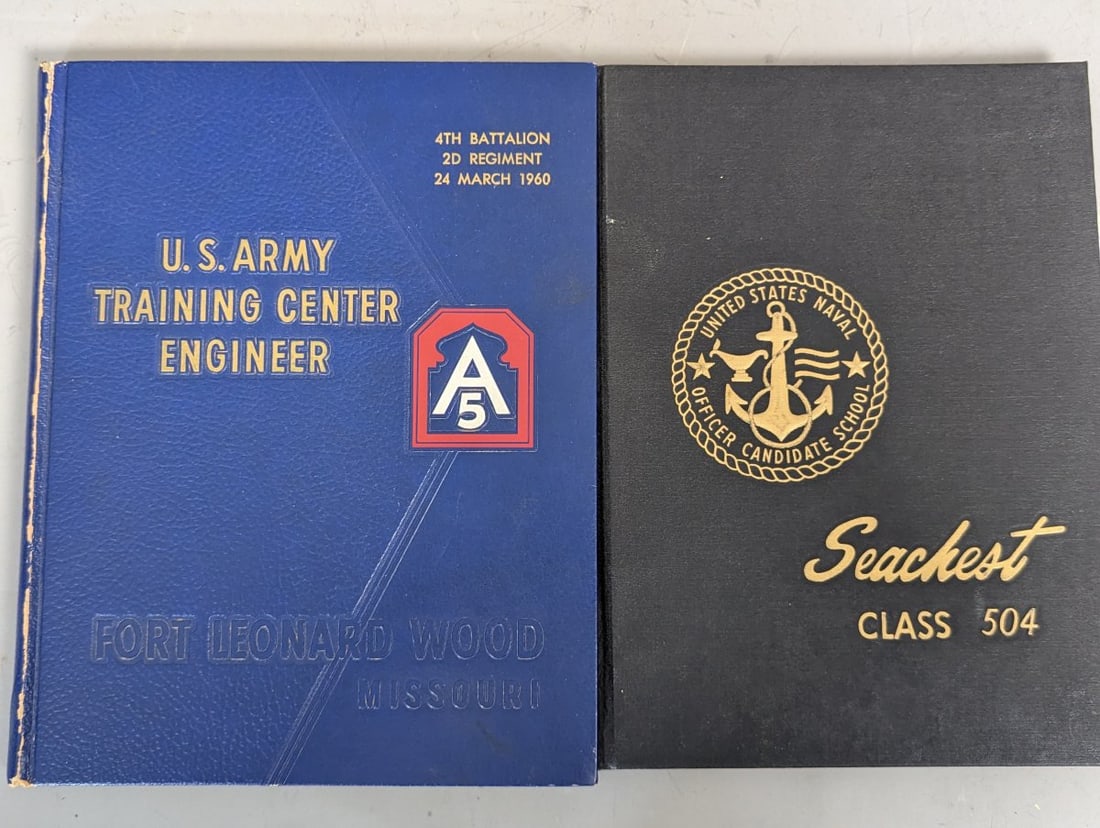 Vintage Yearbooks Collection Lot of 6 including West High School and Military History Books - 2