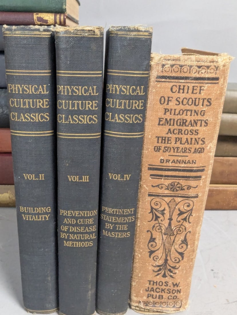 Lot of 17 Antique and Vintage Hardcover Books Multiple Genres Collectible Literature - 2
