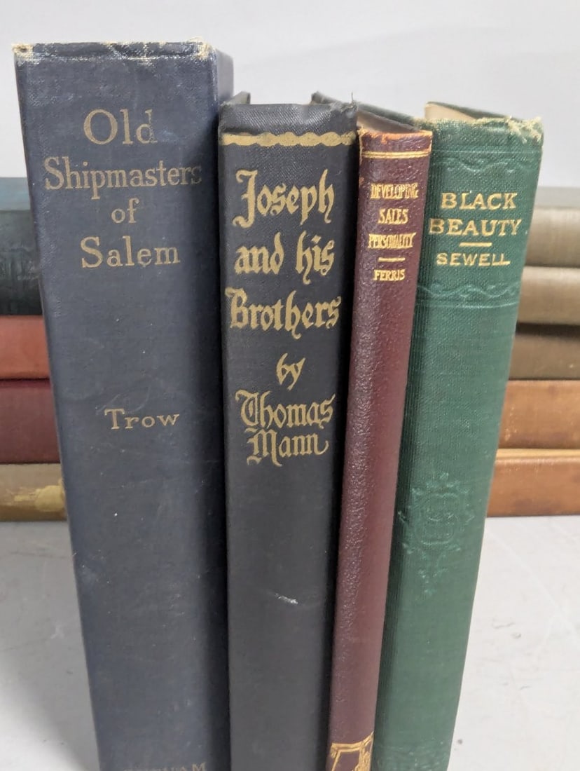 Lot of 17 Antique and Vintage Hardcover Books Multiple Genres Collectible Literature - 3