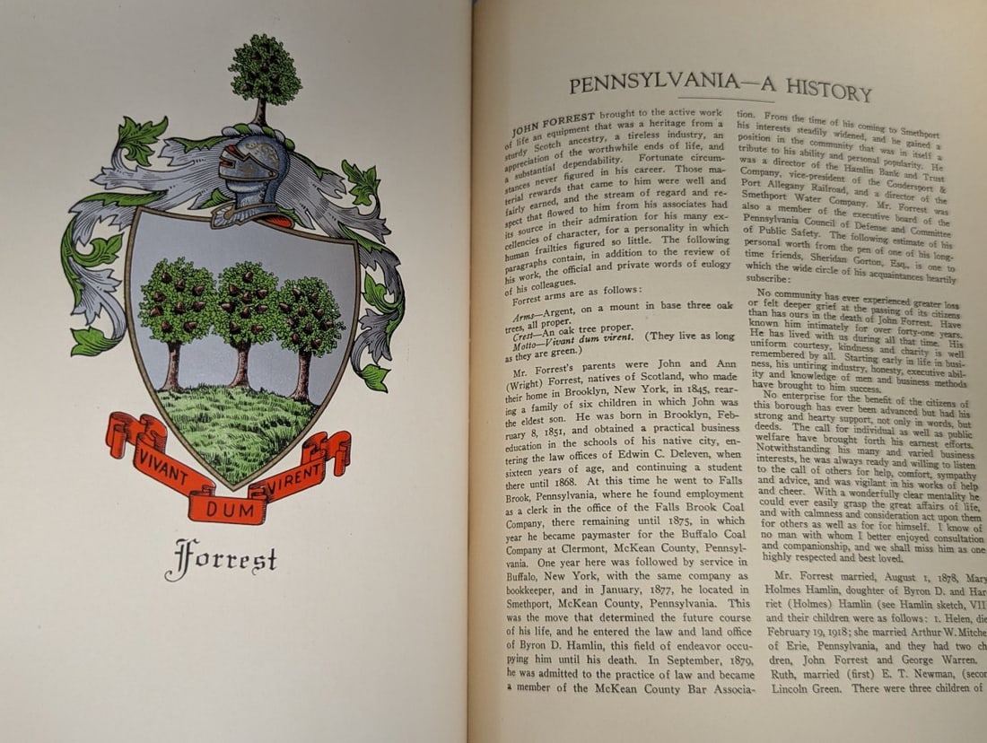 Pennsylvania A History Complete 5-Volume Set by George P Donehoo Historical Records - 2