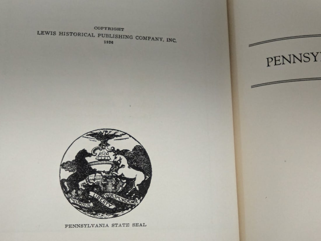 Pennsylvania A History Complete 5-Volume Set by George P Donehoo Historical Records - 7