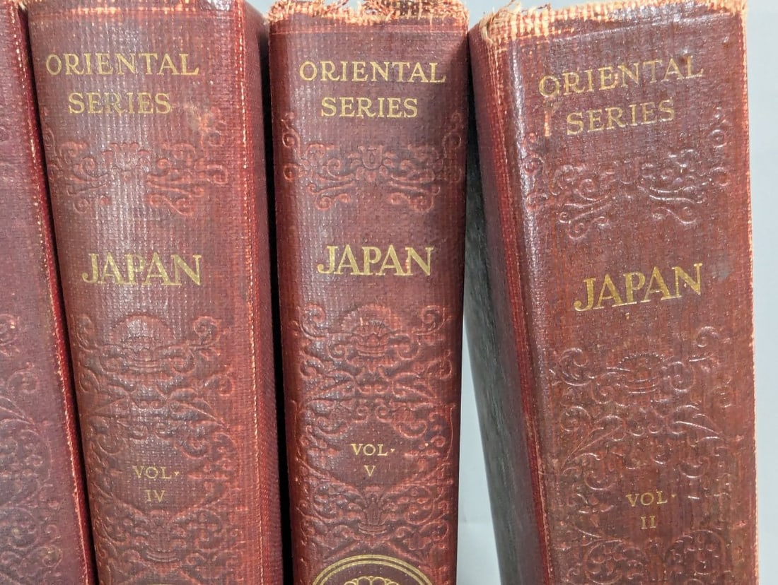 Antique 6 Volume Japan Its History Arts & Literature - 2
