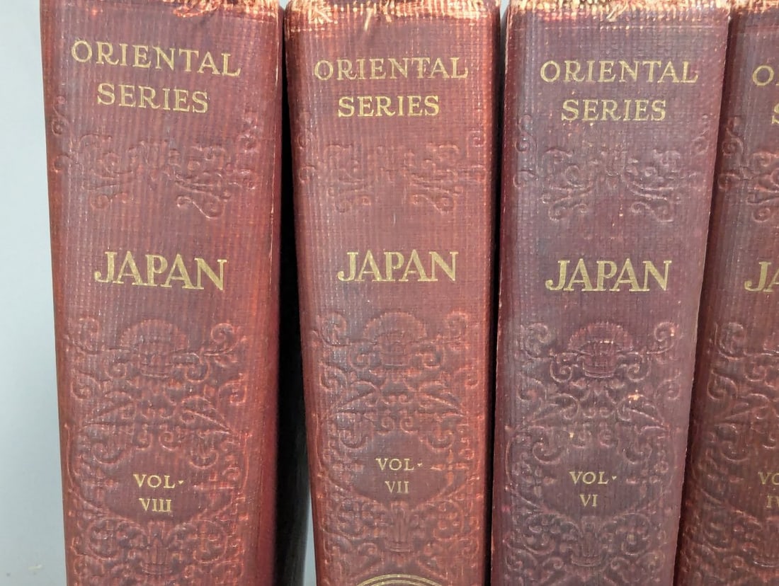 Antique 6 Volume Japan Its History Arts & Literature - 3