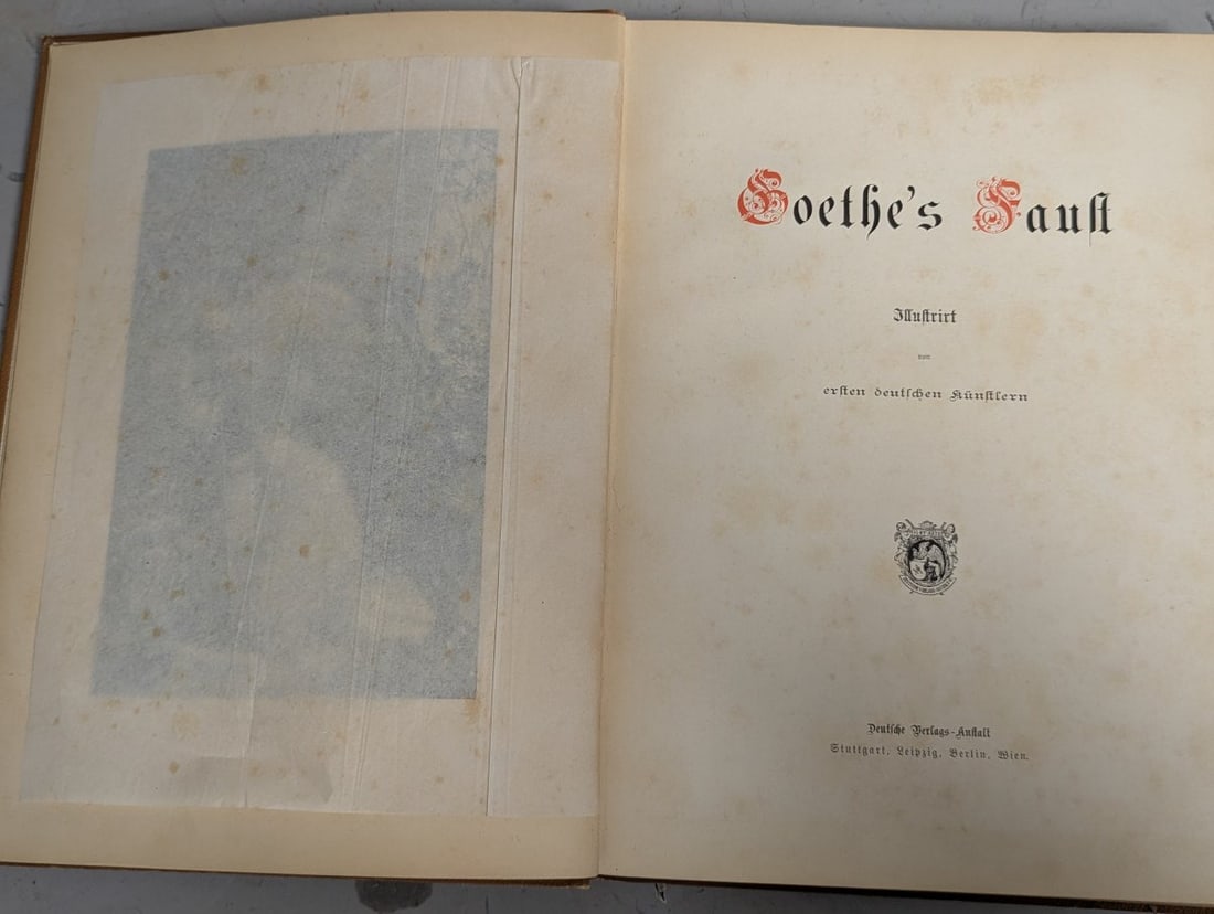 Goethe's Faust Illustrated German Edition by Johann Wolfgang von Goethe with Engravings - 3