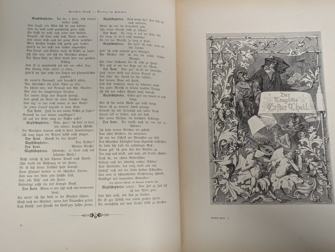 Goethe's Faust Illustrated German Edition by Johann Wolfgang von Goethe with Engravings - 7