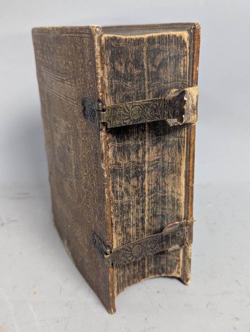 Johann Arndt Sechs BÃ¼cher vom Wahren Christenthum 18th Century Leather Bound Rare Book - 2