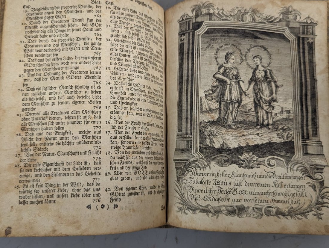 Johann Arndt Sechs BÃ¼cher vom Wahren Christenthum 18th Century Leather Bound Rare Book - 6