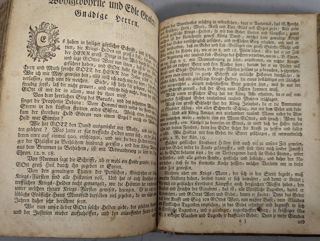 Johann Arndt Sechs BÃ¼cher vom Wahren Christenthum 18th Century Leather Bound Rare Book - 8