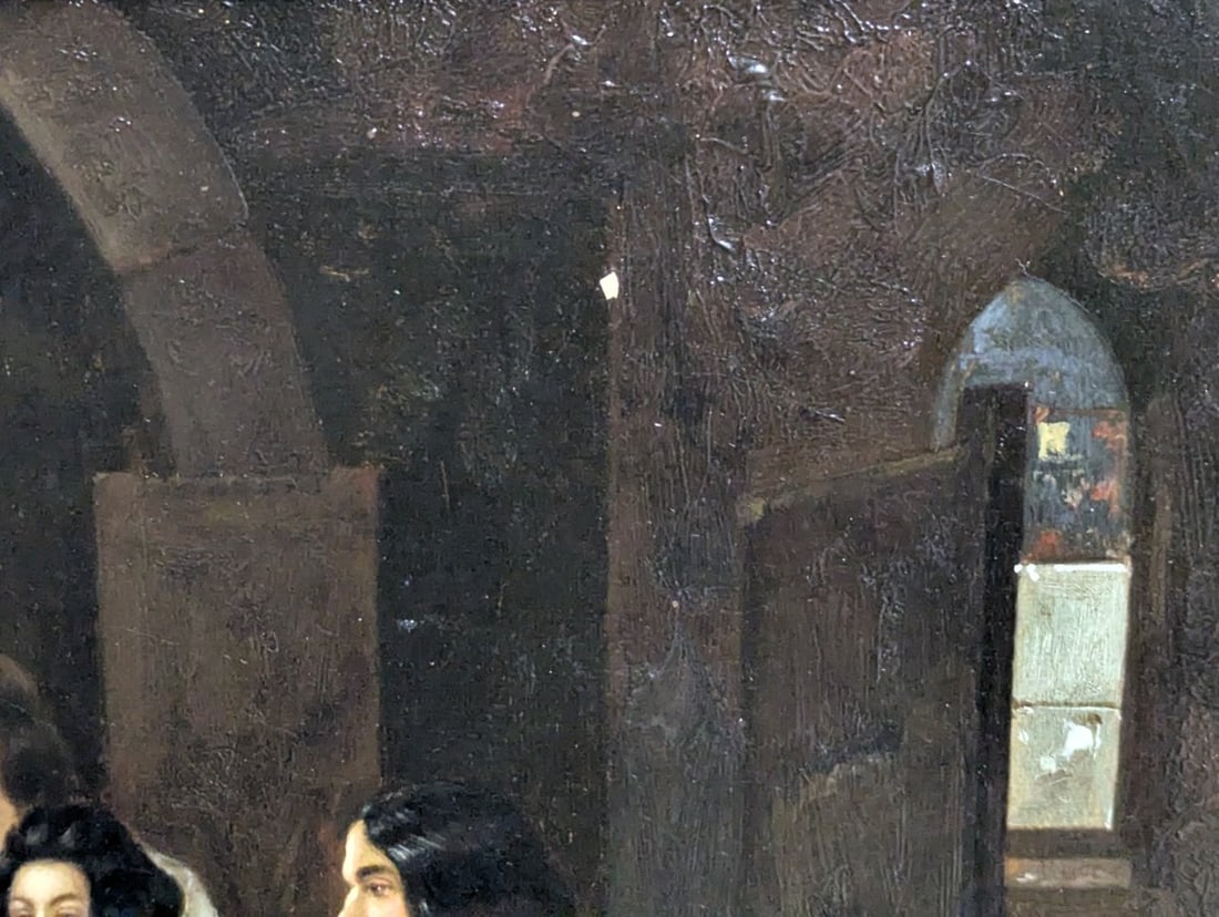 Carl Herpfer German 1836-1897 Oil on Canvas Historical Genre Scene Artwork - 6