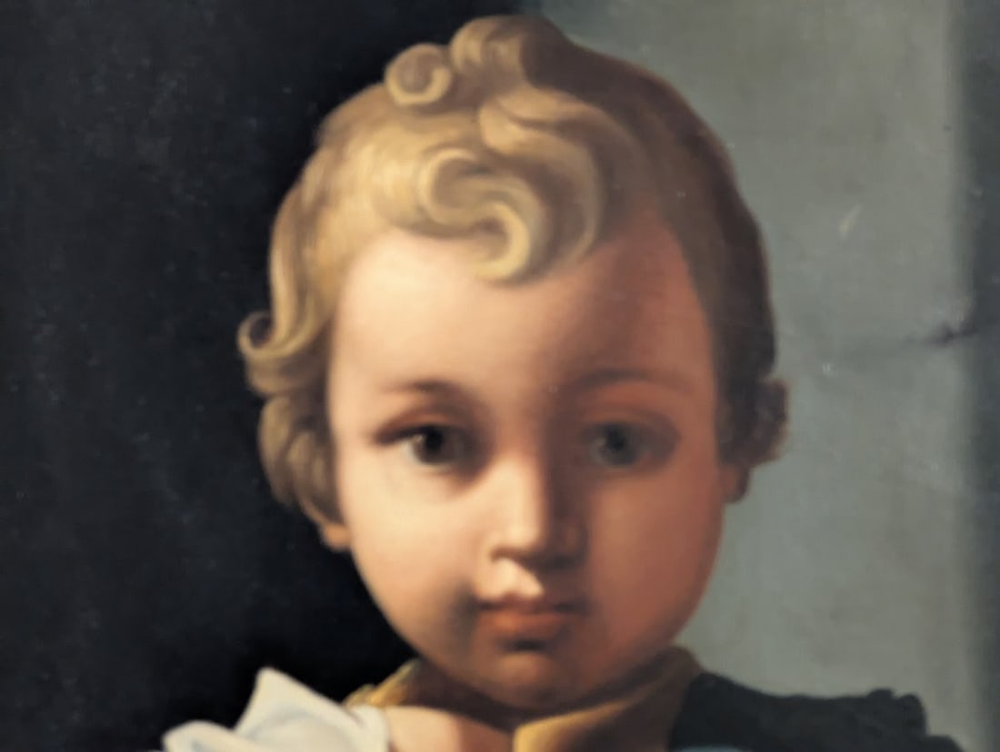 Vincenzo Ciappa 19th Century Oil Painting The Golden Prince Charming Portrait - 3