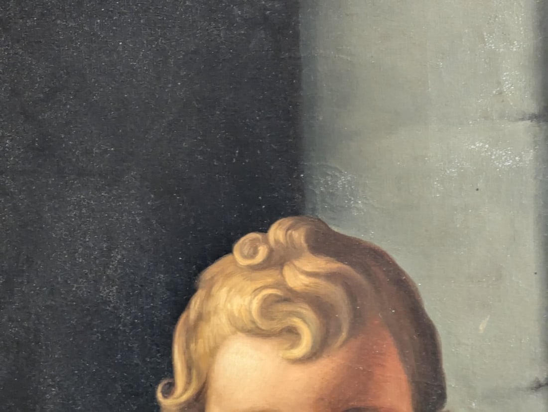 Vincenzo Ciappa 19th Century Oil Painting The Golden Prince Charming Portrait - 5