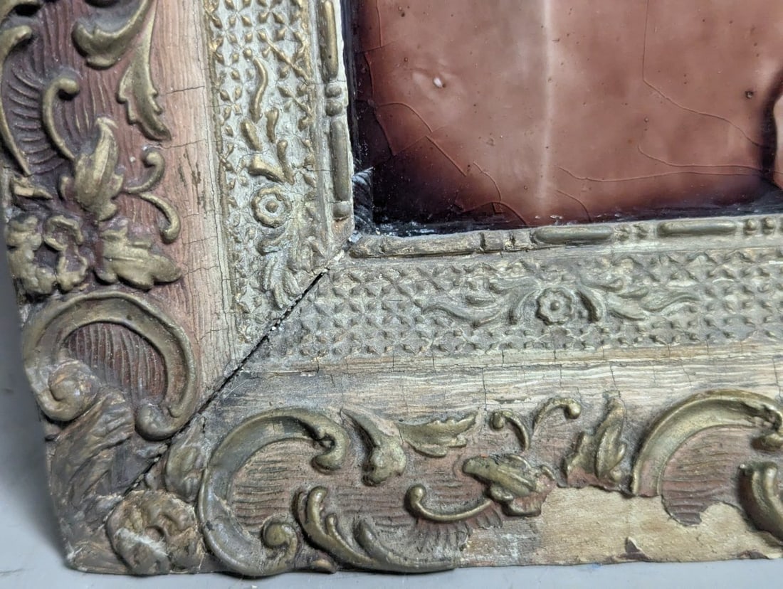 Antique French Victoire Majolica Tile Plaque by Choisy-le-Roi Decorative Arts - 9