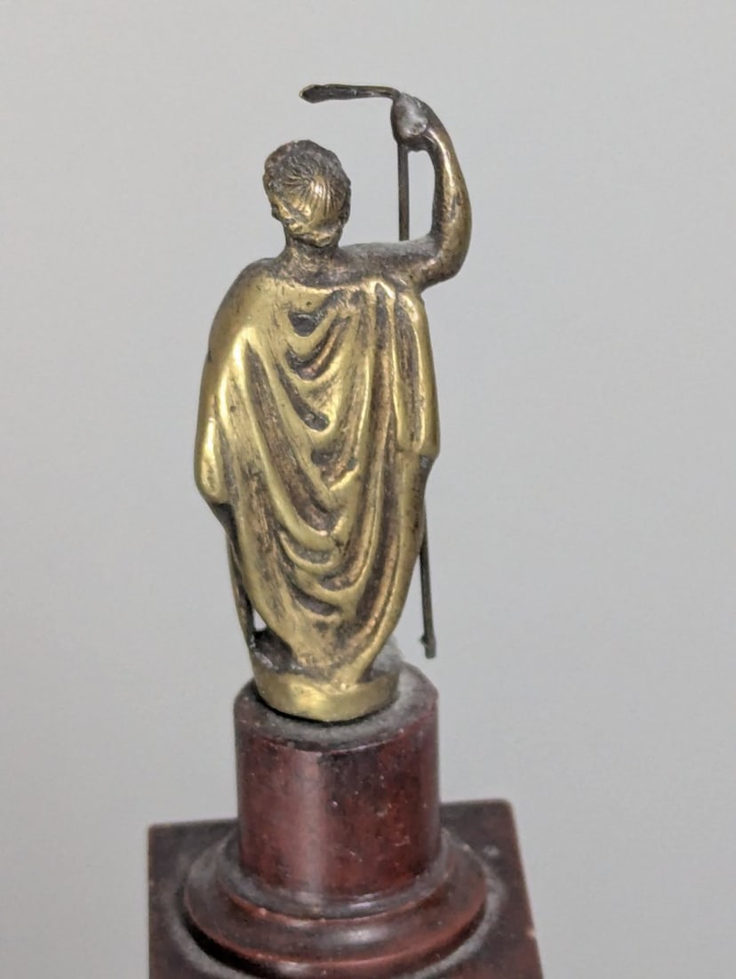Grand Tour Souvenir Model of the Column of Marcus Aurelius Antique Decorative Object - 6