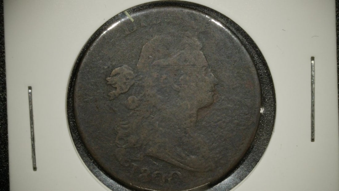 1800 Draped Bust Large Cent Good G United States Mint Coin Rare Antique (1 of 2)