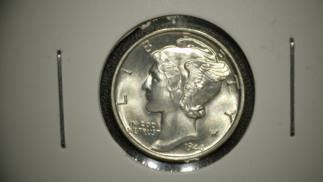 1941 1943 1944 1945 Mercury Dimes Lot - Adolph A. Weinman - Collectible Silver Coins - 5