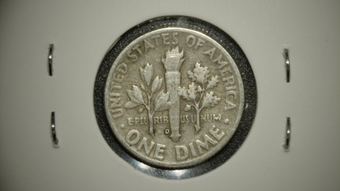 Collection of 5 Roosevelt Dimes by John R. Sinnock | 1947 F, 1955-D VF, 1956 EF, 1950 F, 1963-D Unc - 2