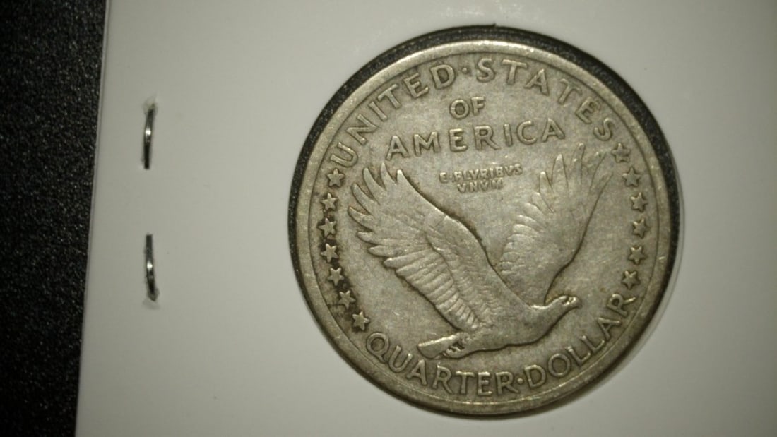 1917 1918 Standing Liberty Quarter Set VF Hermon Atkins MacNeil 90% Silver Coins - 2