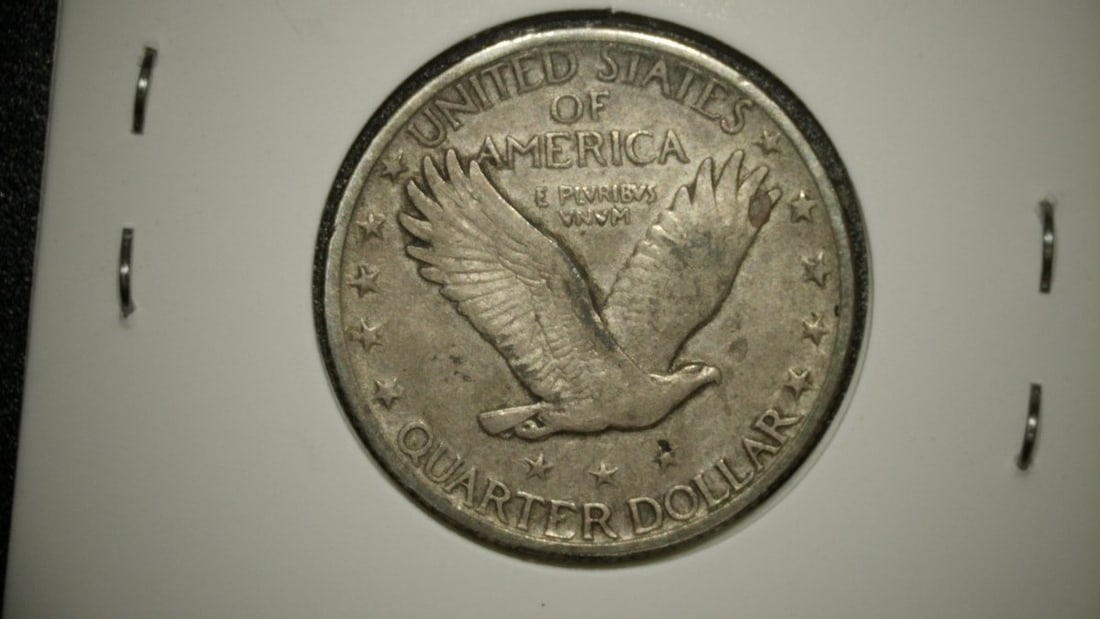 1917 1918 Standing Liberty Quarter Set VF Hermon Atkins MacNeil 90% Silver Coins - 4