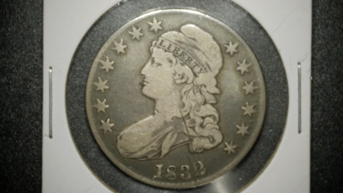 1832 Capped Bust Half Dollar Extra Fine Grade Collector's Coin Stunning Details (1 of 2)