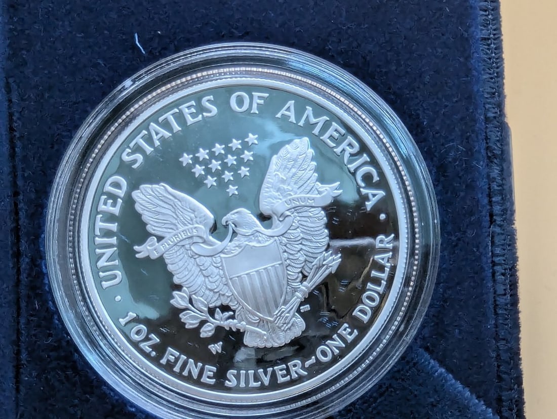 2006-W American Eagle Silver Proof Coin - Adolph A. Weinman - Excellent Condition - 3