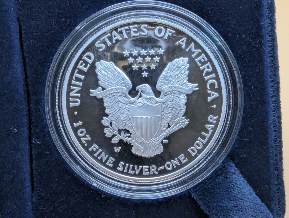 2006-W American Eagle One Ounce Proof Silver Dollar - Mint Condition - Adolph A. Weinman - 3