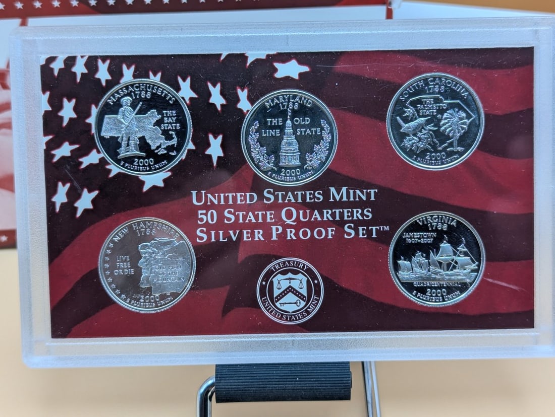2000-S United States Mint Silver Proof Set - Professional Grade Mint Condition - 3