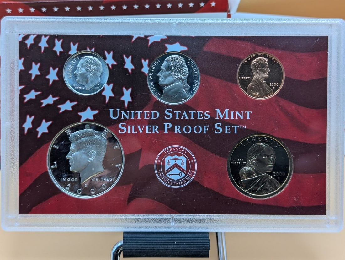 2000-S United States Mint Silver Proof Set - Professional Grade Mint Condition - 4