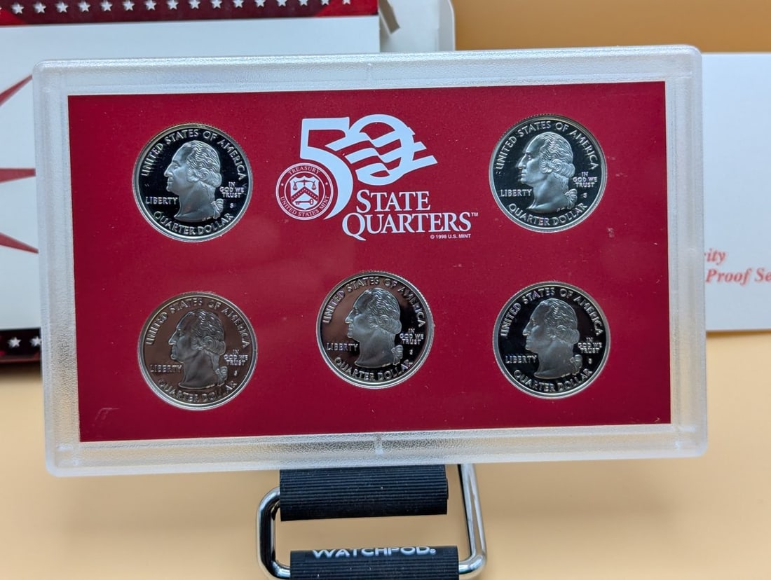 2002-S United States Mint Silver Proof Set 10 Coins with OGP COA 90% Silver - 2
