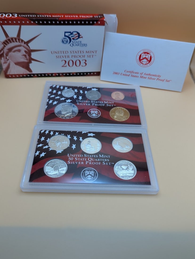 2003 United States Mint Silver Proof Set 10-Coin Proof - Collector's Edition (1 of 7)