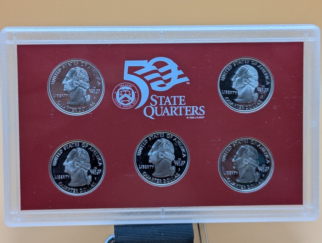 2005 United States Mint Silver Proof Set - Excellent Condition with COA - 3